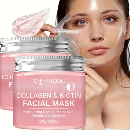 Máscara Peel Colagénio Biotina 360g Dia e Noite - Hidratação Profunda Anti-Idade Dupla Ação