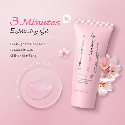 Gel Esfoliante Facial Sakura - Hidratante e Nutritivo para Pele Radiante