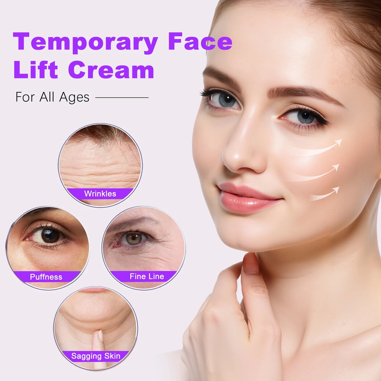 Creme Retinol Firmeza Rosto Pescoço 50ml – Anti-Flacidez Rugas Preenchimento Dia Noite Lifting