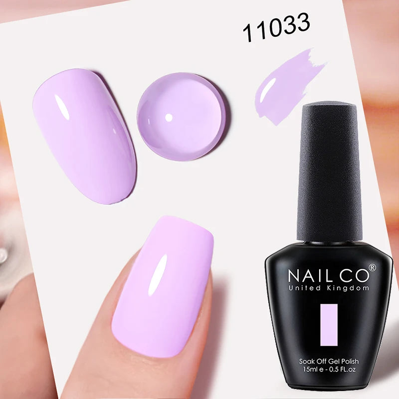 Verniz Gel NAILCO 15ml UV/LED Sem Hema/TPO – Base e Top Coat Profissional Semi-Permanente