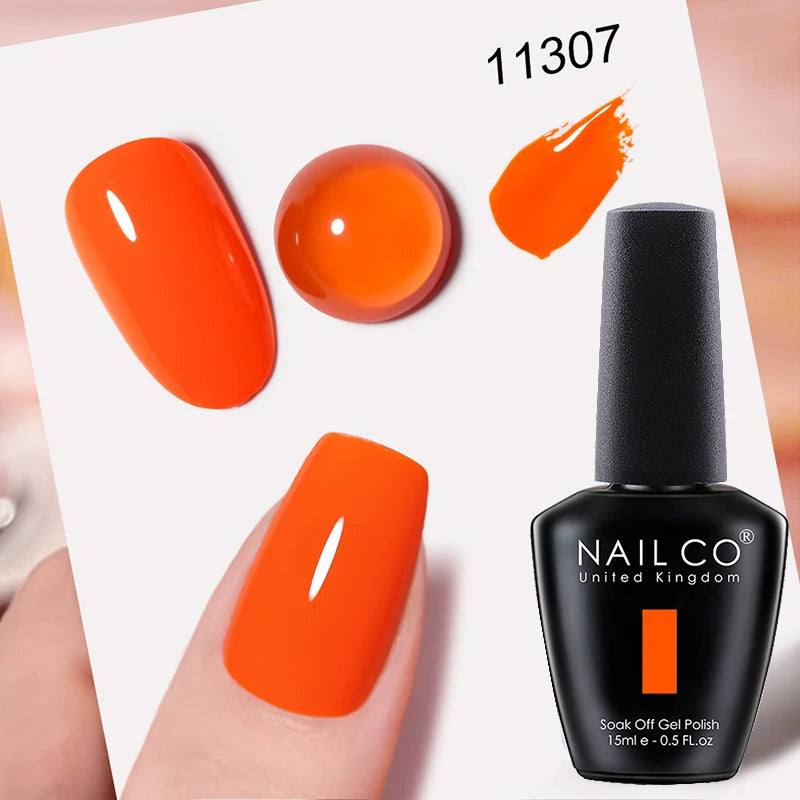 Verniz Gel NAILCO 15ml UV/LED Sem Hema/TPO – Base e Top Coat Profissional Semi-Permanente