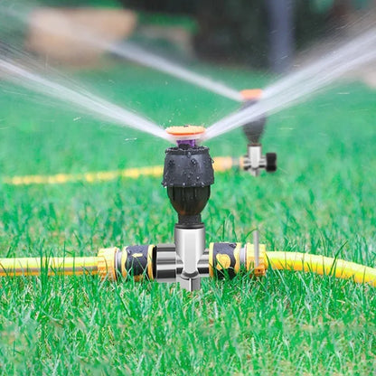 Aspersor Automático 360º Premium | Rega Rotativa Inteligente para Jardim