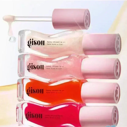 Gisou Lip Balm Óleo Labial Glazed Plum – Hidratação, Volume e Brilho para Lábios Perfeitos