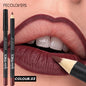 Lápis Labial 2 em 1 Mate – Longa Duração À Prova de Água Tom Pumpkin Spice Cores Ricas Natal