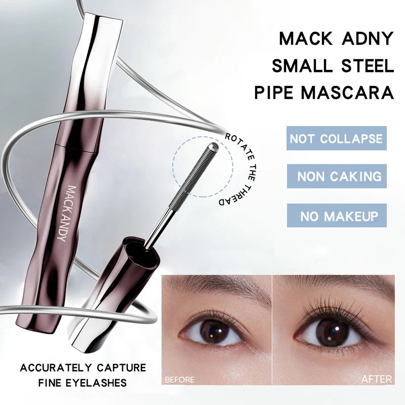 Máscara de Pestanas 3D Waterproof MACKANDY - Alongamento Extremo e Volume Intenso