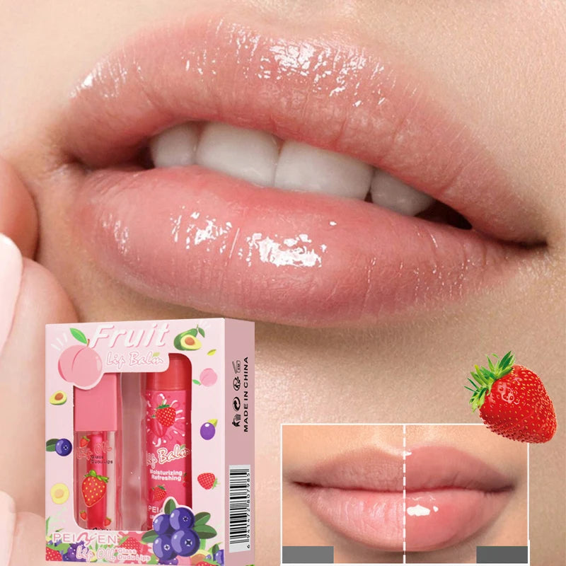 Kit Óleo Labial Frutado Hidratante