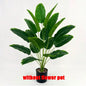 Palmeira Artificial 18 Folhas – Árvore Tropical Grande Bananeira Decorativa Toque Real Casa Jardim Festa 2025