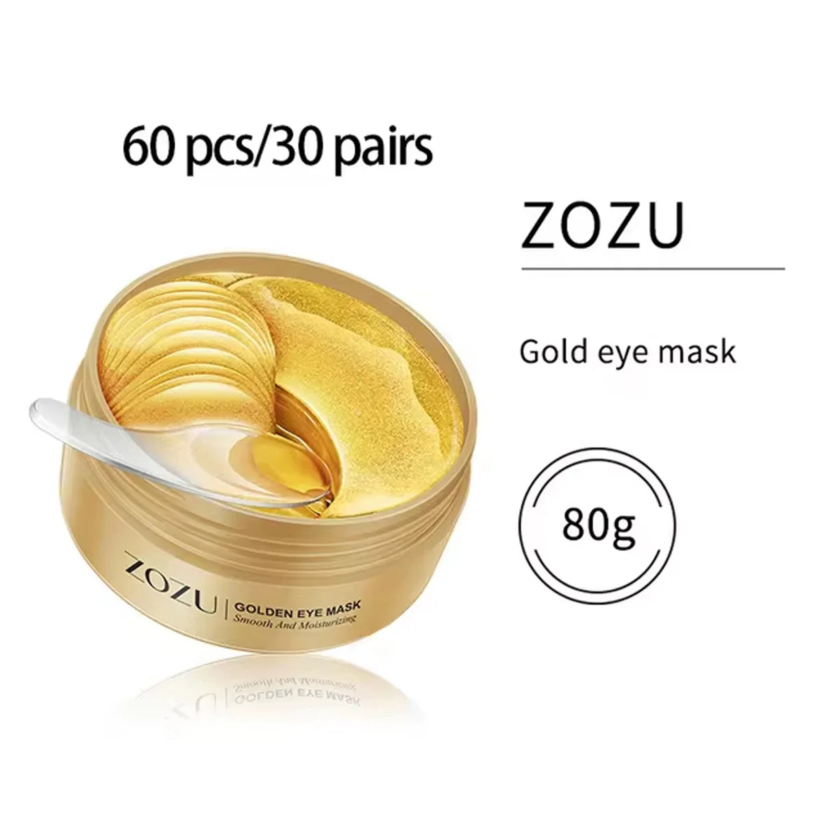 Máscaras de Olhos Abacate e Ouro 60/120pcs - Anti-Olheiras