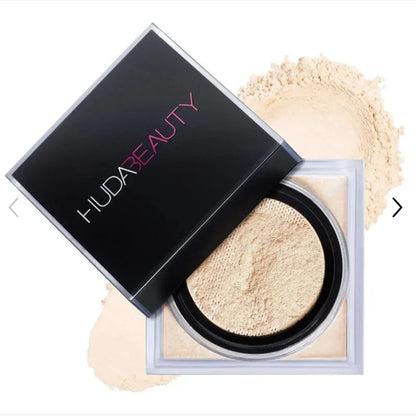 Pó de Fixação Huda Beauty | Controlo de Brilho e Poros Zero