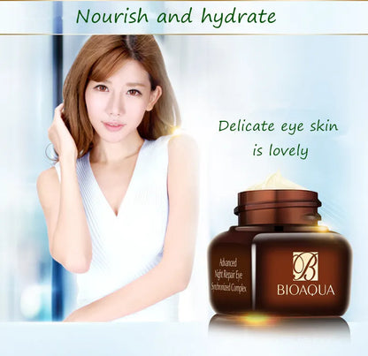 Sérum Olhos BIOAQUA Lift Firmeza – Hidratante Creme Olhos Remove Olheiras Cuidado Pele 20g