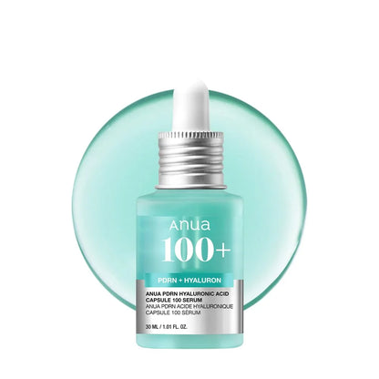 Sérum Anua PDRN 100+ Ácido Hialurónico Cápsulas – Hidratante Revitalizante Rosto Cuidado Pele Coreano Essenciais Beleza