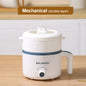 Panela de Arroz Elétrica 1,7L — Multicooker Antiaderente com Cesto a Vapor 220V