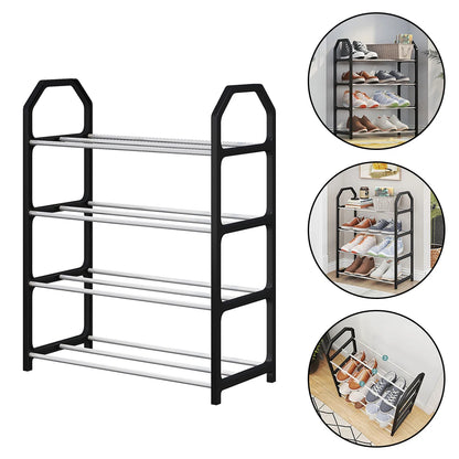 Sapateira Metálica de Múltiplos Níveis 50x42x18cm - Organizador de Sapatos para Sala e Quarto