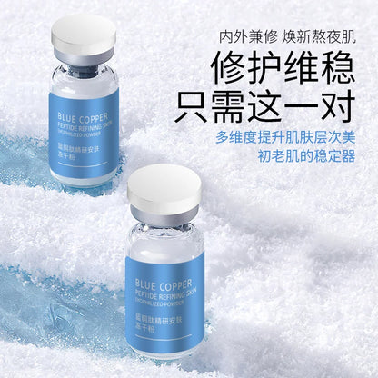 Sérum Peptídeo de Cobre Azul Anti-Idade – Hidratante Facial Anti-Rugas | SANENDI