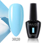 Verniz Gel NAILCO 15ml Série Vermelho Escuro – Cores Glitter UV Manicure Profissional Semi-Permanente