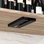 Suporte de Taças para Parede Sem Ferramentas – Expositor de Copos em Plástico Reforçado | Armazenamento de Taças de Vinho para Cozinha ou Bar | Economia de Espaço