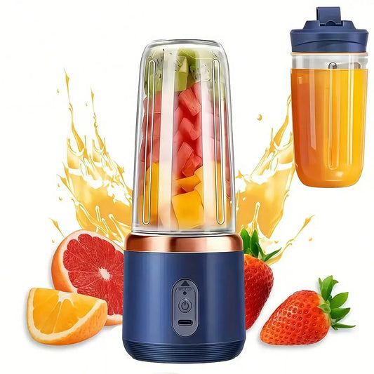 Liquidificador Portátil Potente com Copo - Smoothies Frutas Vegetais Cozinha Ginásio