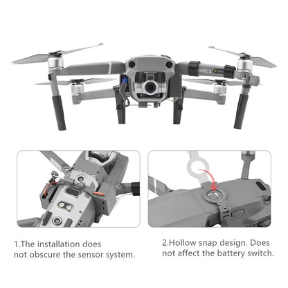 Sistema de Lançamento Airdrop com Servo Switch, Controlo de Longo Alcance e Paraquedas, com Trem de Aterragem para DJI Mavic Pro 1 / Mavic 2 Zoom Pro – Acessórios