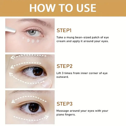 Creme Olhos Colágeno – Anti-Olheiras Bolsas Firmeza Hidratante Cuidado Área Olhos