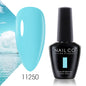 Verniz Gel NAILCO 15ml Série Vermelho Escuro – Cores Glitter UV Manicure Profissional Semi-Permanente