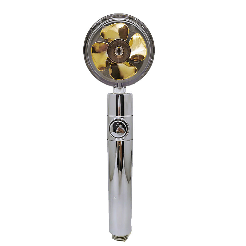 Ducha 360° Rotativo – Economia de Água, Alta Pressão, Turbo com Mini Ventoinha, ABS Premium