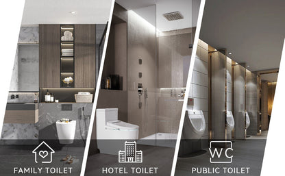 Escova Sanitária Aokala com Suporte | Design Elegante e Ergonómico para Casa de Banho