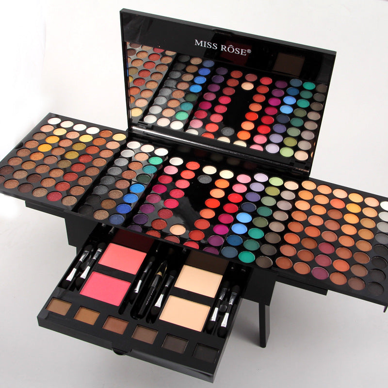 Paleta de Maquilhagem 180 Cores Formato Piano – Sombras, Blush e Pó Compacto | Set Completo Personalizado
